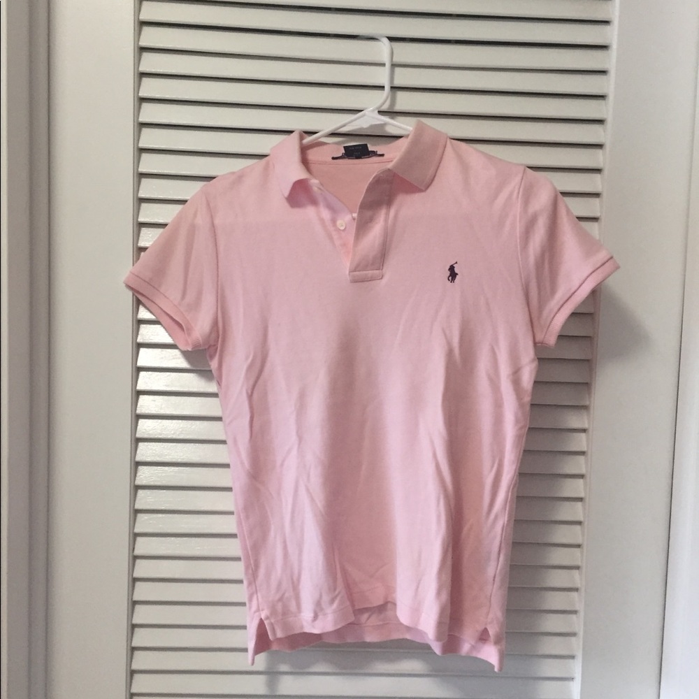 Ralph Lauren Sport. Slim fit. Small. Light pink.